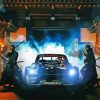 Hoonicorn Car And Ninja Diamond Paintings