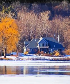 Frozen River Diamond Paintings