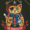 Pirate Cats Art Diamond Paintings