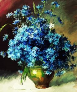 Issac Levitan Cornflowers Diamond Paintings