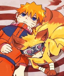 Naruto And Kurama Diamond Paintings