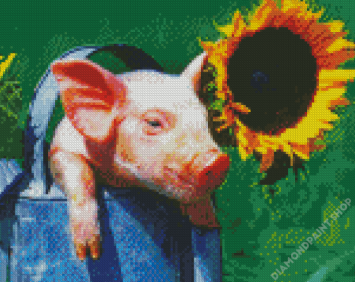 Flying Pig Diamond Paintings