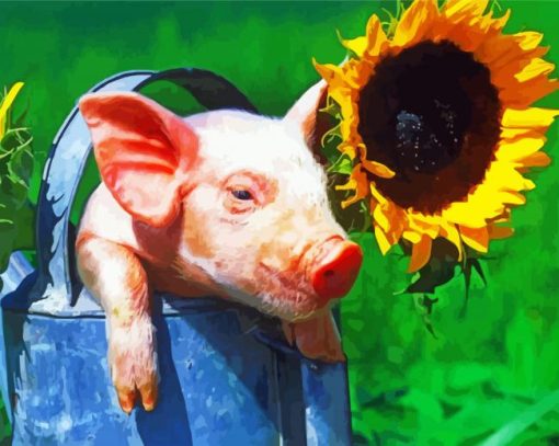 Flying Pig Diamond Paintings