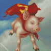 Flying Pig Art Diamond Paintings