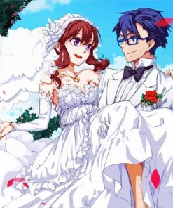 Cute Anime Wedding Diamond Paintings