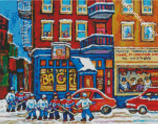 St Viateur Bagel Diamond Paintings