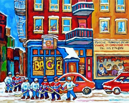 St Viateur Bagel Diamond Paintings