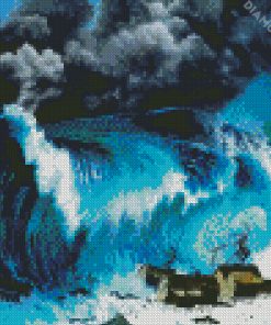 Tsunami Disaster Diamond Paintings