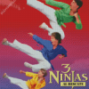 3 Ninja Movie Poster Diamond Paintings