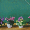 African Violets Diamond Paintings