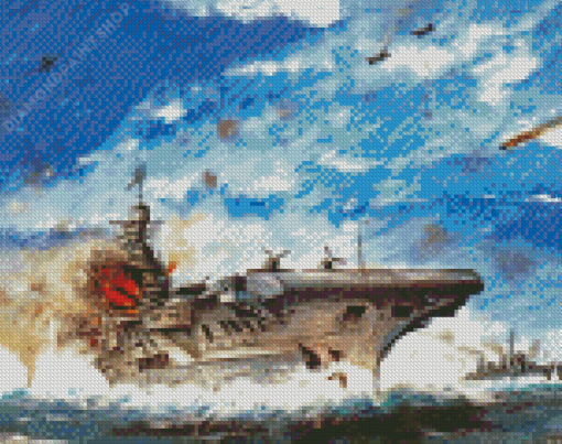 Aircraft Carrier Diamond Paintings