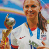 Alex Morgan Soccer Player Diamond Paintings