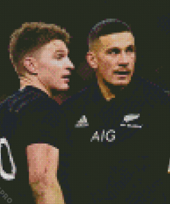 All Blacks Rugby Players Diamond Paintings