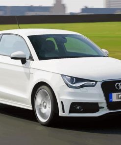 White Audi A1 Diamond Paintings