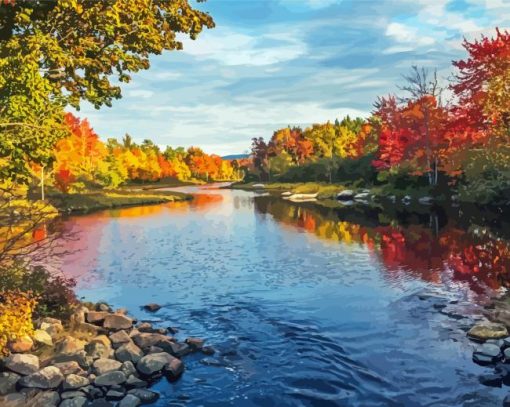 Autumn Upstate Ny Diamond Paintings