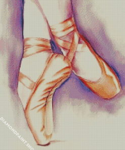 Ballet Shoes Art Diamond Paintings