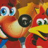 Banjo And Kazooie Characters Diamond Paintings