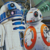 Bb8 And R2D2 Diamond Paintings