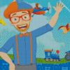 Blippi Poster Diamond By Paintings