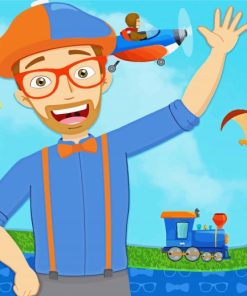 Blippi Poster Diamond By Paintings