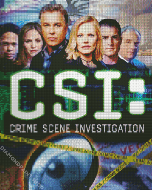 CSI Serie Poster Diamond Paintings