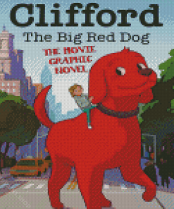 Clifford The Big Red Dog Diamond Paintings