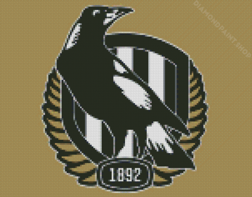 Aesthetic Collingwood Logo Diamond Paintings