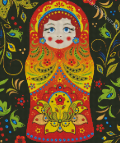 Colorful Matryshka Doll Diamond Paintings