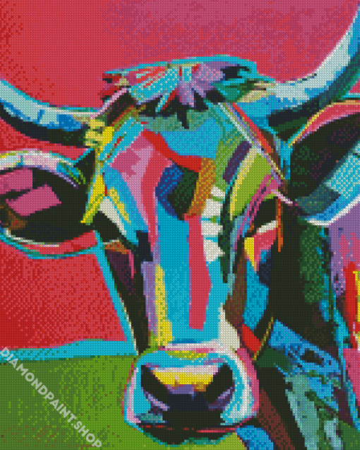 Colorful Abstract Cattle Diamond Paintings