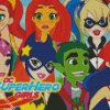 Dc Super Hero Girls Diamond Paintings