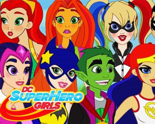 Dc Super Hero Girls Diamond Paintings