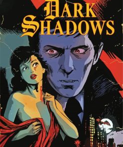 Dark Shadows Vintage Poster Diamond Paintings