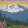 Denali Landscape Poster Diamond Paintings