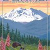 Denali Landscape Poster Diamond Paintings