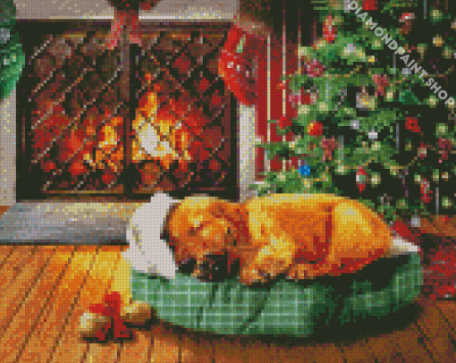 Dog Christmas Diamond Paintings