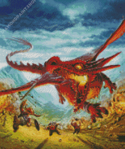 Dragon Attack Animation Diamond Paintings