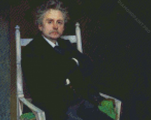 Monochrome Edvard Grieg Diamond Paintings