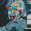 Einstein Graffiti Diamond Paintings