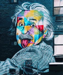 Einstein Graffiti Diamond Paintings