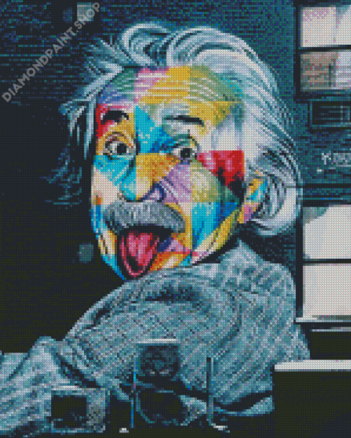 Einstein Graffiti Diamond Paintings