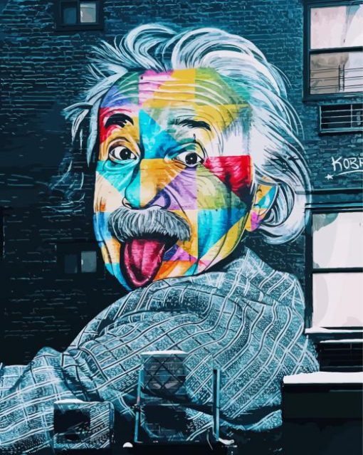 Einstein Graffiti Diamond Paintings