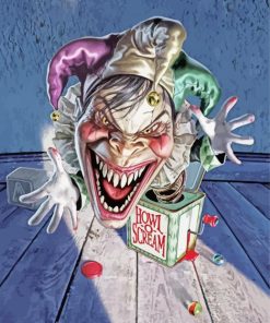 Evil Clown Art Diamond Paintings