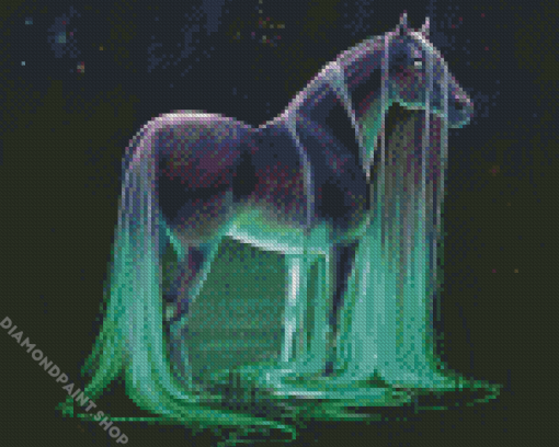 Fantasy Horse In Water Diamond Paintings