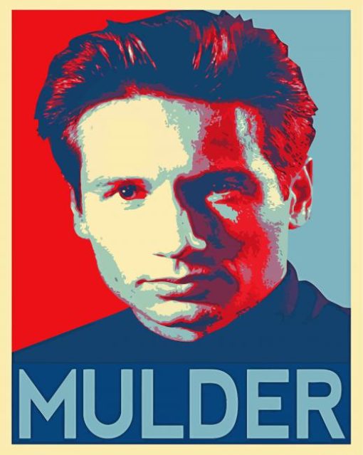 Fox Mulder Poster Diamond Paintings