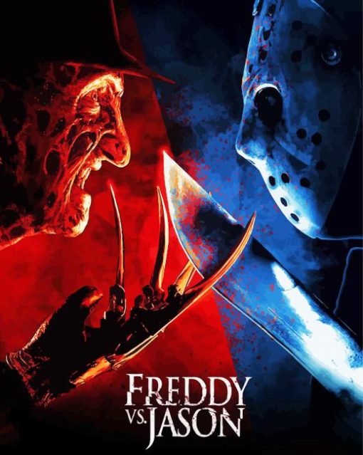 Freddy Vs Jason Poster Diamond Paintings