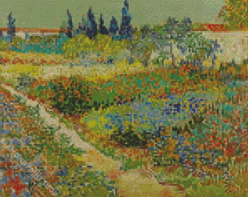 Garden At Arles Van Gogh Diamond Paintings