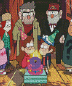 Gravity Falls Characters Diamond Paintings