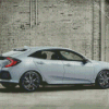 Grey Honda Hatchback Diamond Paintings