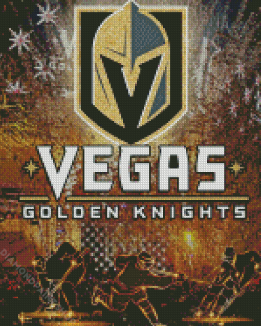 Vegas Golden Knights Logo Diamond Paintings