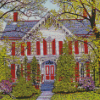 Historic House Garden Diamond Paintings